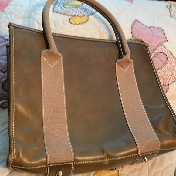 Dooney& Bourne Olive Green tote satchel - Picture 2 of 8